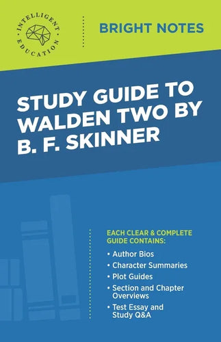 Study Guide to Walden Two by B. F. Skinner - Paperback