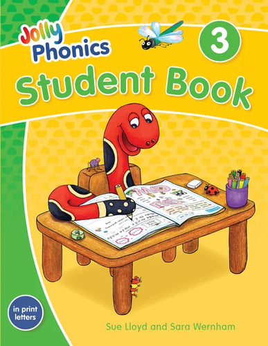 Jolly Phonics Student Book 3: In Print Letters (American English Edition) - Paperback
