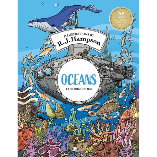 Oceans Coloring Book - Paperback