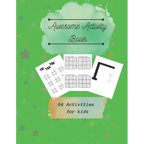 Awesome Activity Book: 64 Activities for kids - Paperback