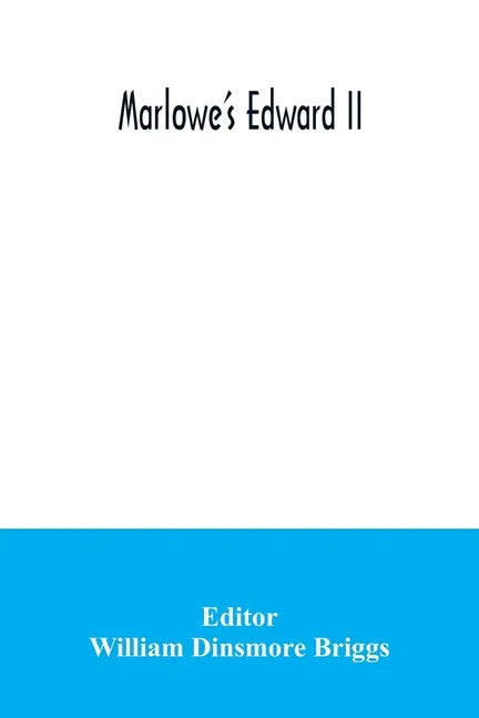 Marlowe's Edward II - Paperback