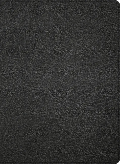 CSB Spurgeon Study Bible, Holman Handcrafted Collection, Black Premium Goatskin - Leather