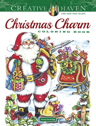 Creative Haven Christmas Charm Coloring Book - Paperback