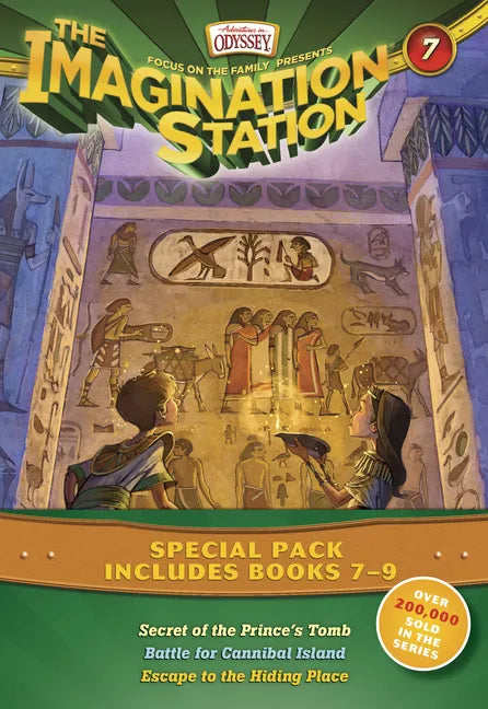 The Imagination Station Special Pack, Books 7-9: Secret of the Prince's Tomb/Battle for Cannibal Island/Escape to the Hiding Place - Paperback