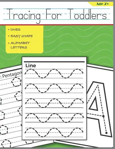 Tracing For Toddlers: Beginner to Tracing Lines, Shape & ABC Letters - Paperback