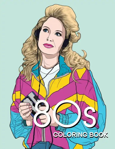 80s COLORING BOOK: A Fashion Coloring book for adults and teens - Paperback