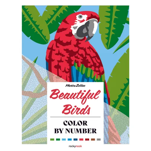 Beautiful Birds: Color by Number - Paperback