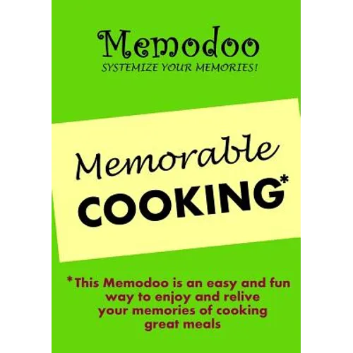Memodoo Memorable Cooking - Paperback