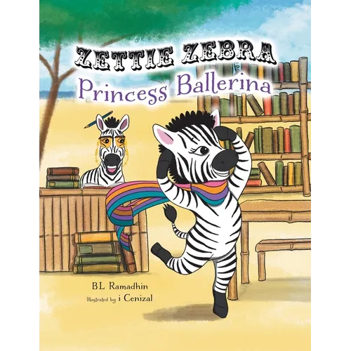 Zettie Zebra Princess Ballerina - Paperback