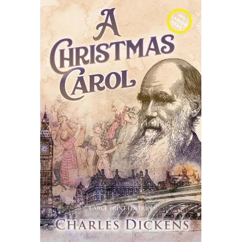 A Christmas Carol (Large Print, Annotated) - Paperback