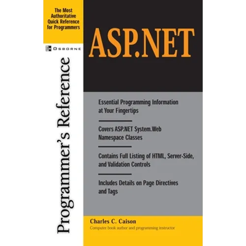 ASP.Net: Programmer's Reference - Paperback