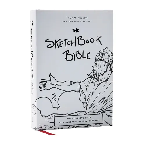 The Sketchbook Bible: The Complete Bible with Hundreds of Illustrations (Nkjv, Hardcover, Red Letter, Comfort Print) - Hardcover