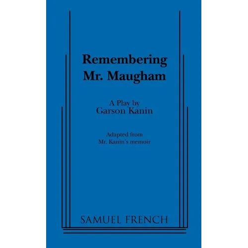 Remembering Mr. Maugham - Paperback