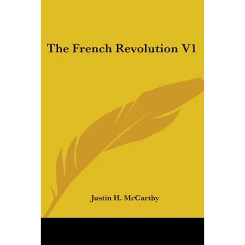 The French Revolution V1 - Paperback