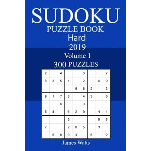 300 Hard Sudoku Puzzle Book 2019 - Paperback