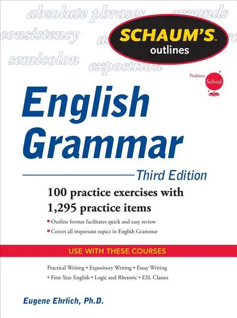 Schaum's Outline of English Grammar - Paperback
