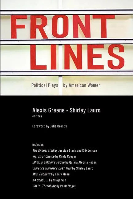 Front Lines: Political Plays by American Women - Paperback