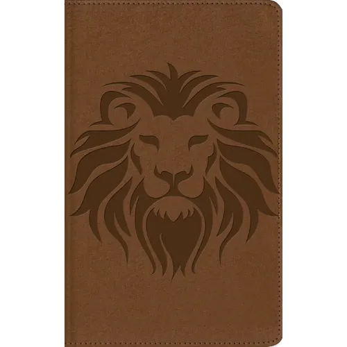Nbla, Biblia Visual de Estudio Para Niños, León, Interior a Cuatro Colores, Leathersoft, Café, Comfort Print: Explora La Biblia: Personajes, Lugares E - Imitation Leather