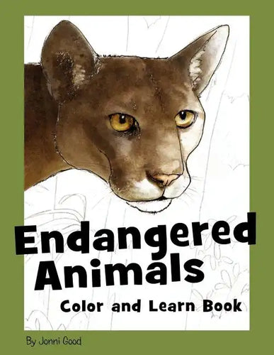 Endangered Animals Color and Learn Book: The Coloring Book for Kids Who Love Endangered Animals - Paperback