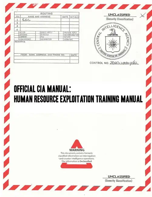 Official CIA Manual: Human Resource Exploitation Training Manual - Paperback