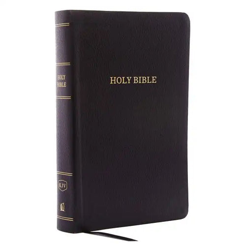 KJV, Reference Bible, Personal Size Giant Print, Bonded Leather, Black, Red Letter Edition - Bonded Leather