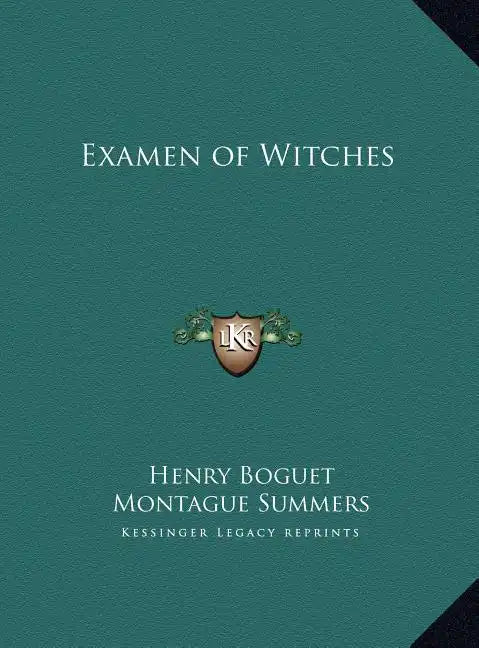 Examen of Witches - Hardcover