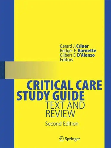 Critical Care Study Guide: Text and Review - Paperback