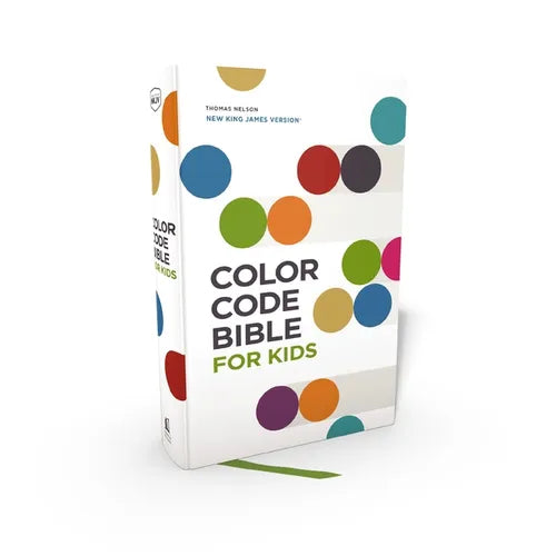 Nkjv, Color Code Bible for Kids, Hardcover, Comfort Print - Hardcover