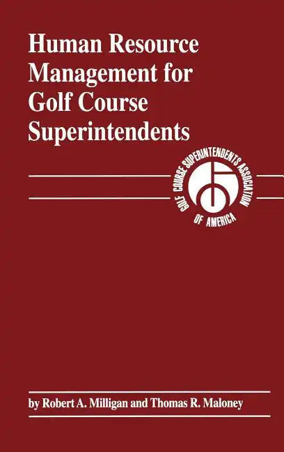 Human Resource Management for Golf Course Superintendents - Hardcover