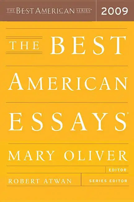 The Best American Essays 2009 - Paperback