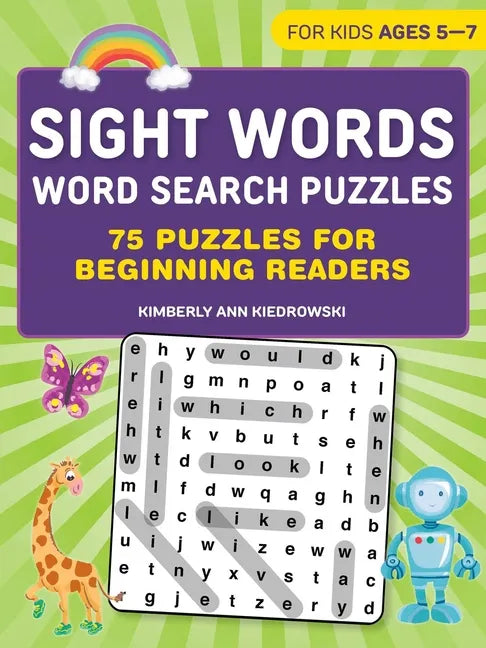 Sight Words Word Search Puzzles: 75 Puzzles for Beginning Readers - Paperback