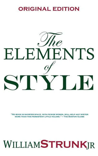 The Elements of Style - Hardcover