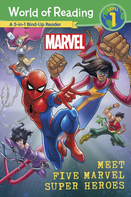 World of Reading: Meet Five Marvel Super Heroes - Paperback