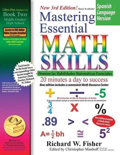 Mastering Essential Math Skills Book 2, Spanish Language Version - Paperback