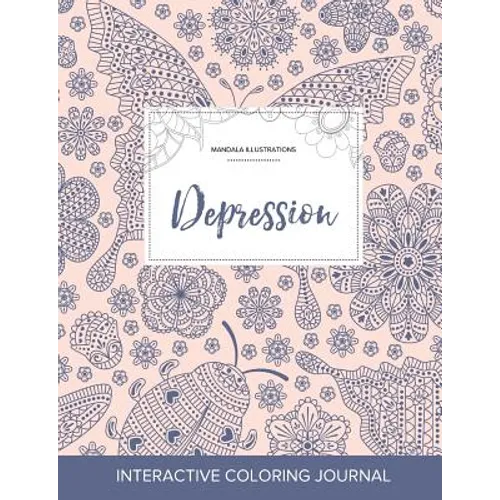 Adult Coloring Journal: Depression (Mandala Illustrations, Ladybug) - Paperback