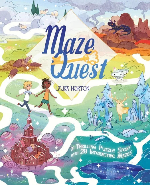 Maze Quest: A Thrilling Puzzle Story with 28 Interactive Mazes - Hardcover