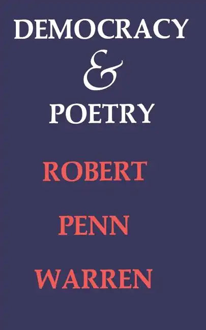 Democracy and Poetry - Paperback