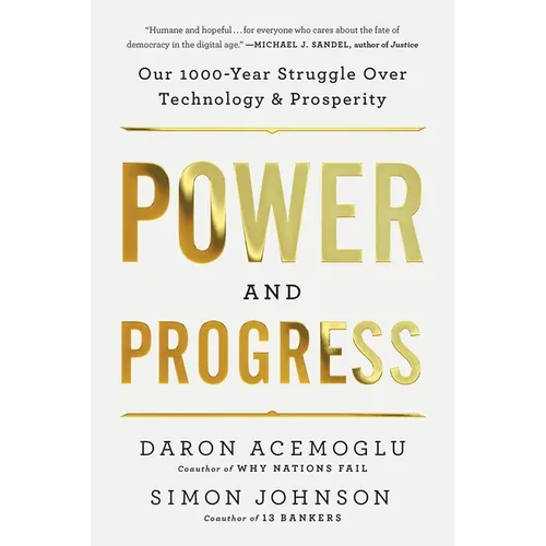 Power and Progress: Our Thousand-Year Struggle Over Technology and Prosperity - Paperback