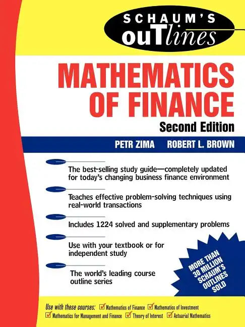 Schaum's Outline of Mathematics of Finance - Paperback