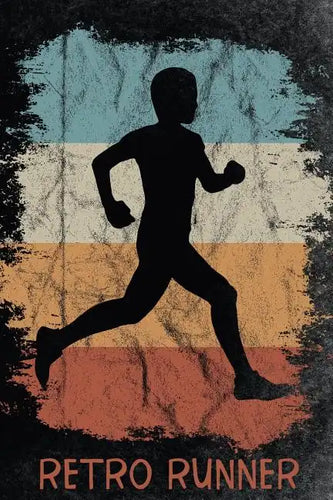 Retro Runner: Funky 365 days runners log book to track your day-by-day training progresses - Paperback