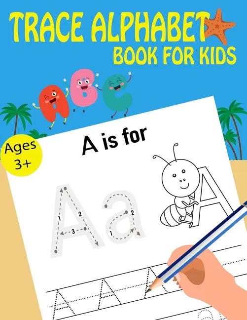 Trace Alphabet Book For Kids - Paperback
