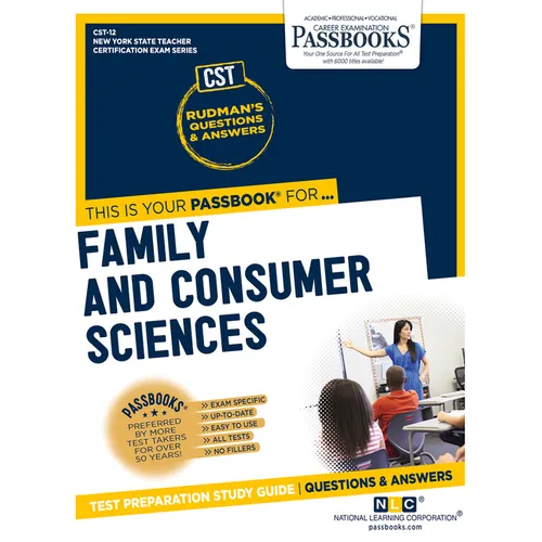 Family and Consumer Sciences (Cst-12): Passbooks Study Guide Volume 12 - Paperback