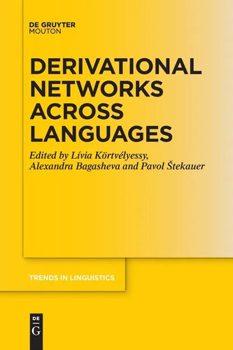 Derivational Networks Across Languages - Paperback