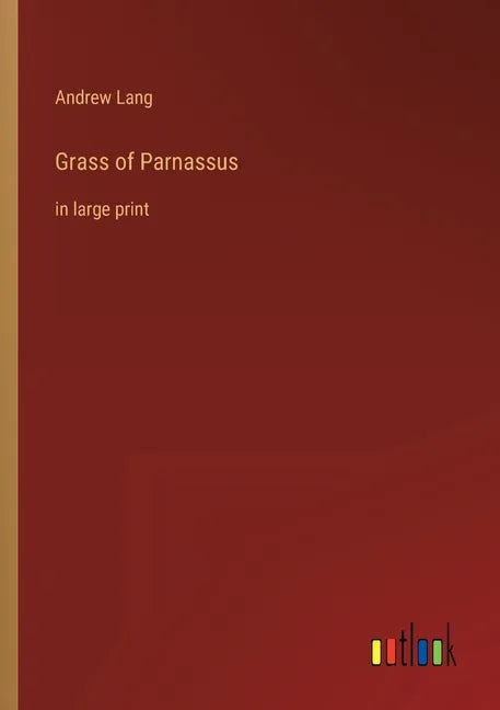 Grass of Parnassus: in large print - Paperback
