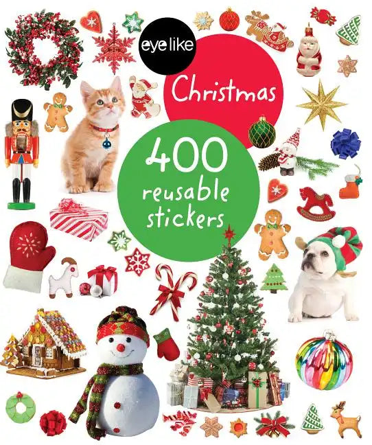 Eyelike Stickers: Christmas: 400 Reusable Stickers - Paperback