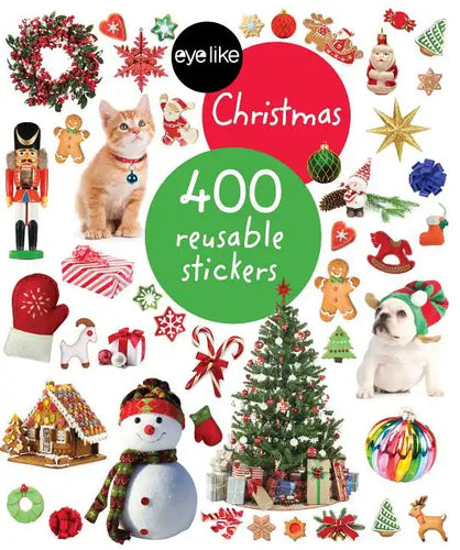 Eyelike Stickers: Christmas: 400 Reusable Stickers - Paperback