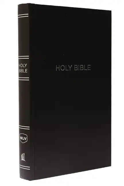 NKJV, Pew Bible, Hardcover, Black, Red Letter Edition - Hardcover