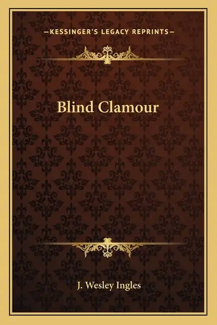Blind Clamour - Paperback