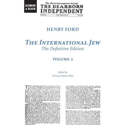 The International Jew: The Definitive Edition (Volume Two) - Hardcover