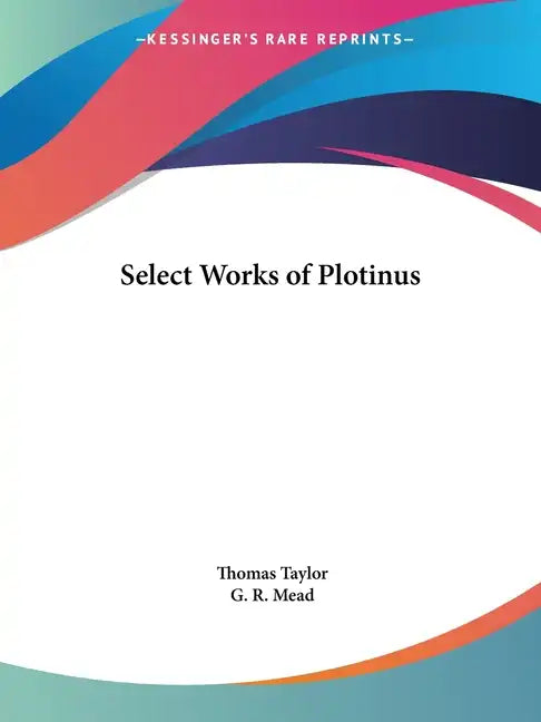 Select Works of Plotinus - Paperback